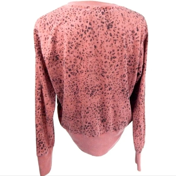 Sundry Red Leopard Sweatshirt - Picture 4 of 4